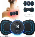 Body Massager Machine for Pain Relief Wireless Vibrating Massager 8 Mode & 19 Strength Level EMS Massager