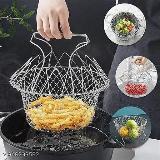 Multipurpose Steel Frying Basket