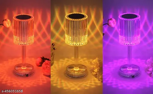 Touch Control Night Light Bedside Table Lamp,16 Colors Lamp with Remote Control,LED Rechargeable Lamp,Romantic