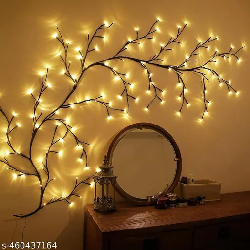 winkling Tree,Lighted Vines for Room Decor with String Lights,Wall Vines with Lights in 8 Modes & Timer